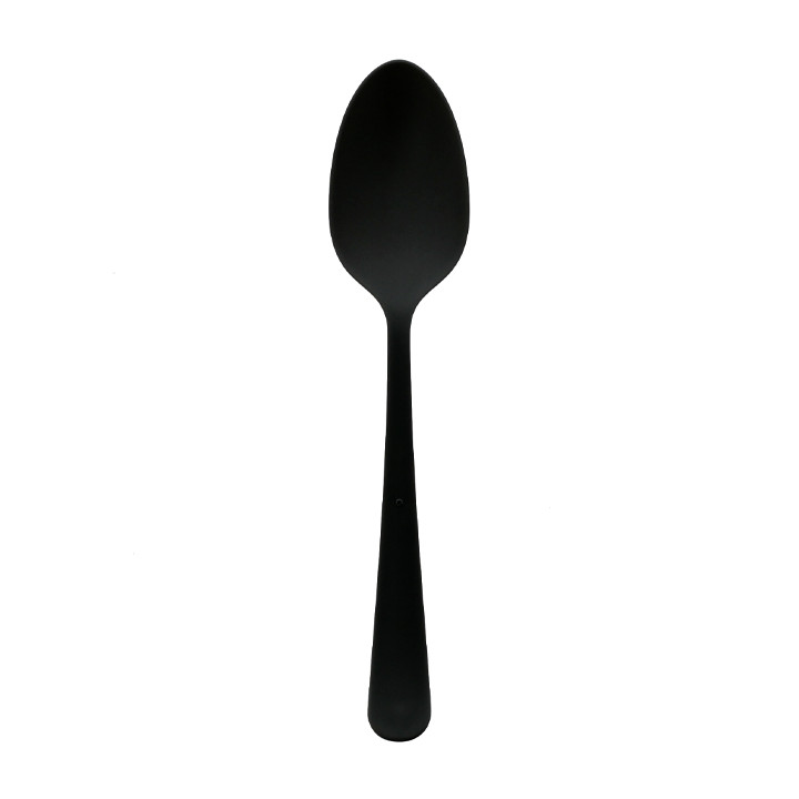 Reusable Spoon PP Mineral "Gaia" Black 190mm (100 Units)