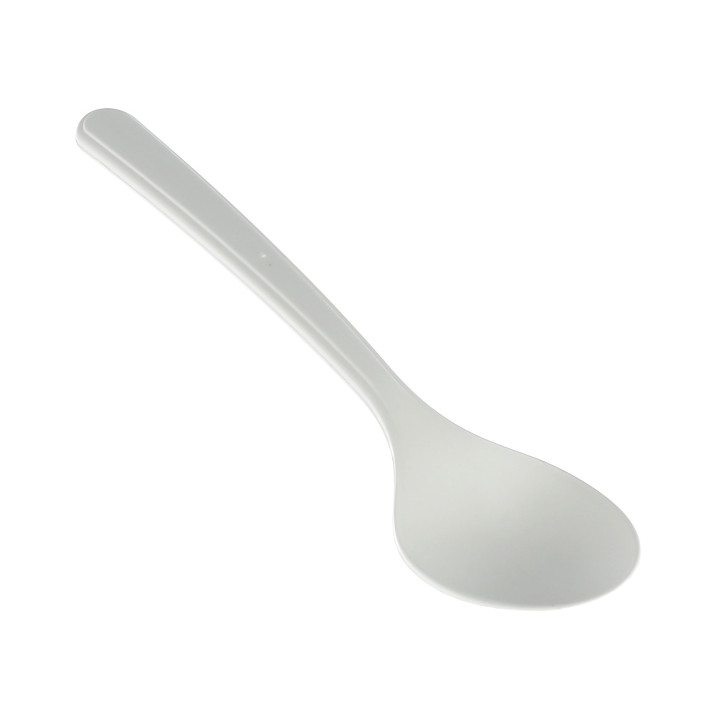 Reusable Teaspoon PP Mineral "Hercules" White 130mm (1.000 Units)