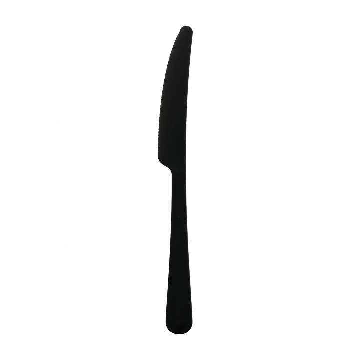 Reusable Knife PP Mineral "Gaia" Black 197mm (200 Units)
