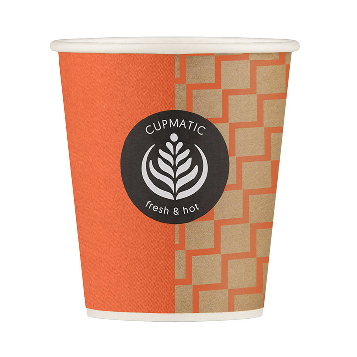 Paper Cup "Cupmatic" 8 Oz/210ml Ø7,0cm (100 Units)  