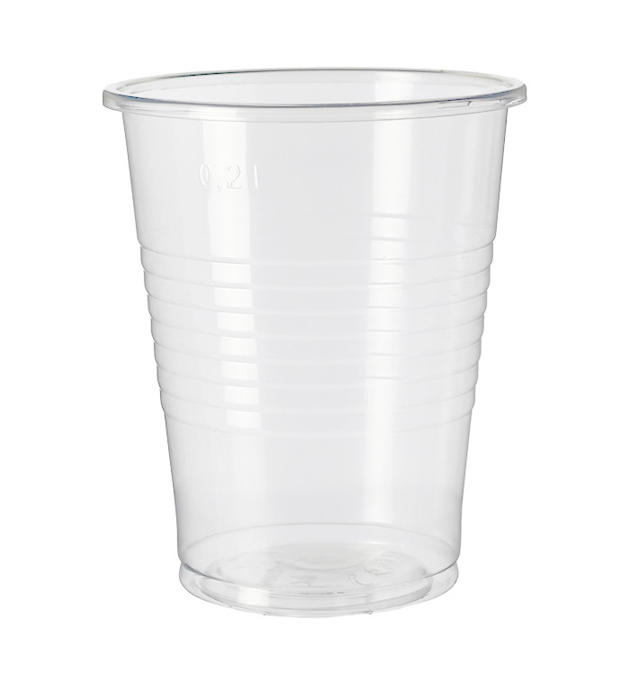 Plastic Cup PP Clear 240ml Ø7,34cm (100 Units) 