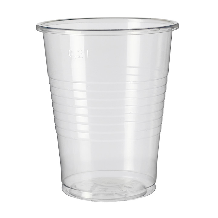 Transparent PP Cup 240ml + Travel Cross Lid PS Ø7,4cm (1.000 Units)