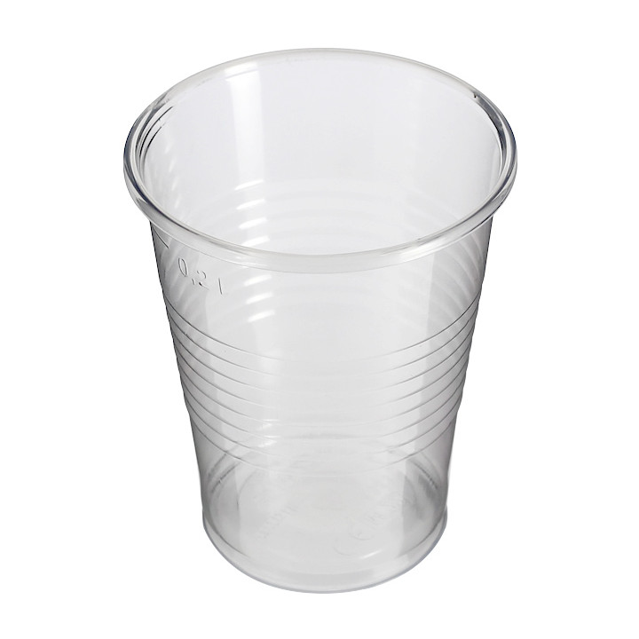 Transparent PP Cup 240ml + Travel Cross Lid PS Ø7,4cm (1.000 Units)
