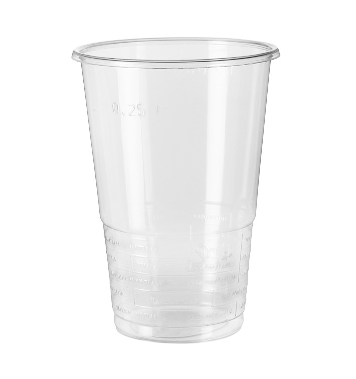Plastic Cup PP Clear 330ml Ø7,9cm (50 Units) 