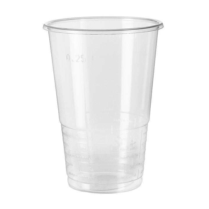 Plastic Cup PP Clear 330ml Ø7,9cm (50 Units) 