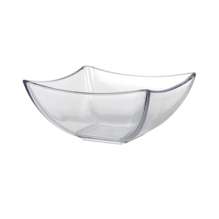 SAN "Quadrata" Durable Tasting Bowl Transparent 95ml (72 Units) 