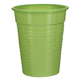 Plastic Cup PS Lime Green 200ml Ø7cm (50 Units) 