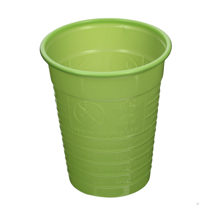 Plastic Cup PS Lime Green 200ml Ø7cm (1.500 Units)