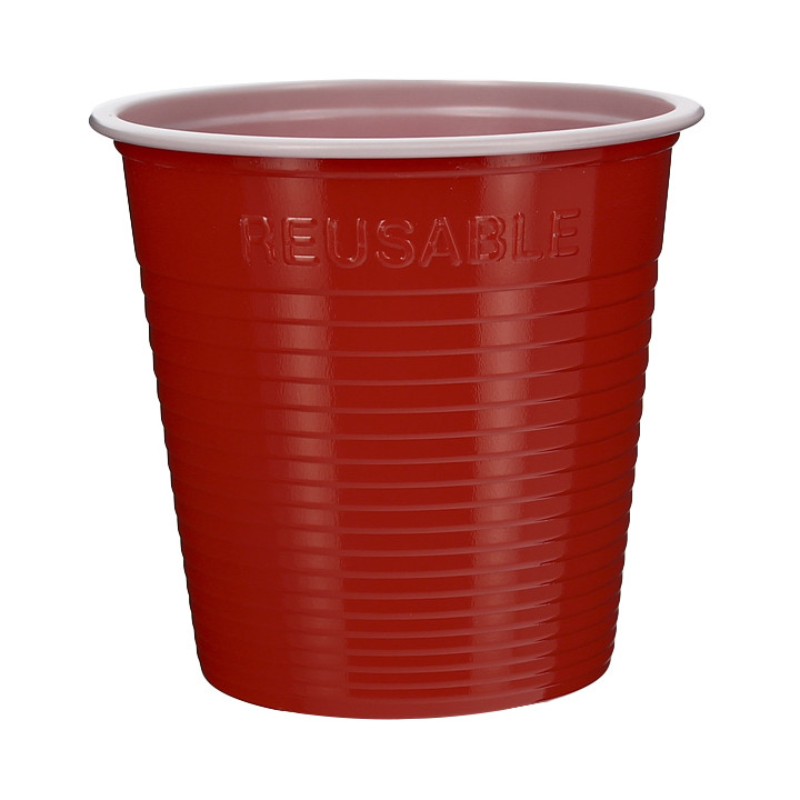 Plastic Shot PS Red 230 ml (30 Units) 