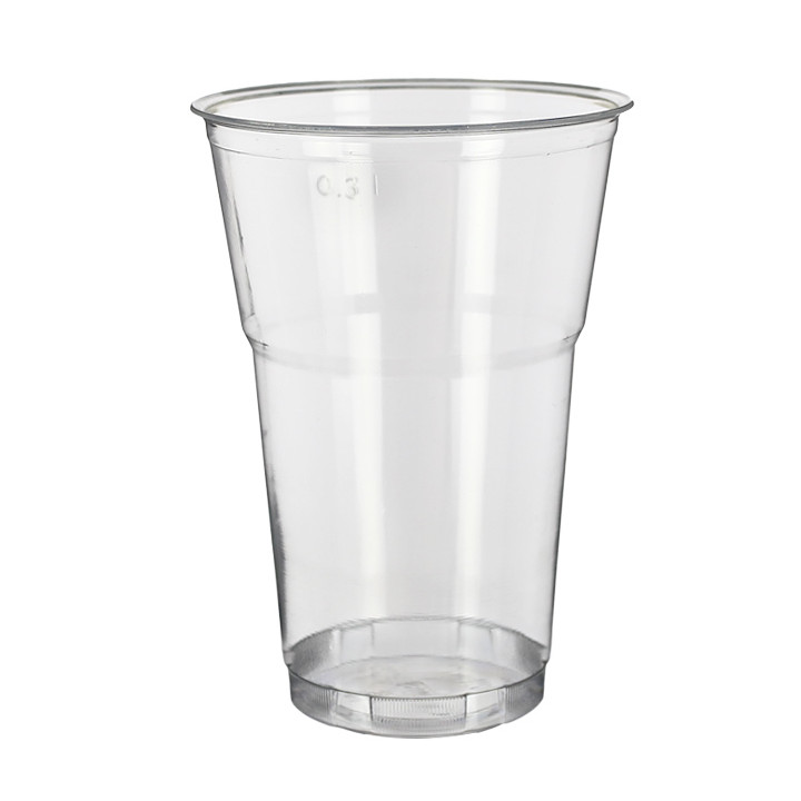 Reusable PS Cup "Diamant" Crystal 350ml Ø8,0cm (25 Units) 