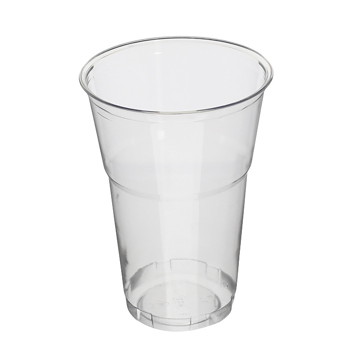 Reusable PS Cup "Diamant" Crystal 350ml Ø8,0cm (25 Units) 