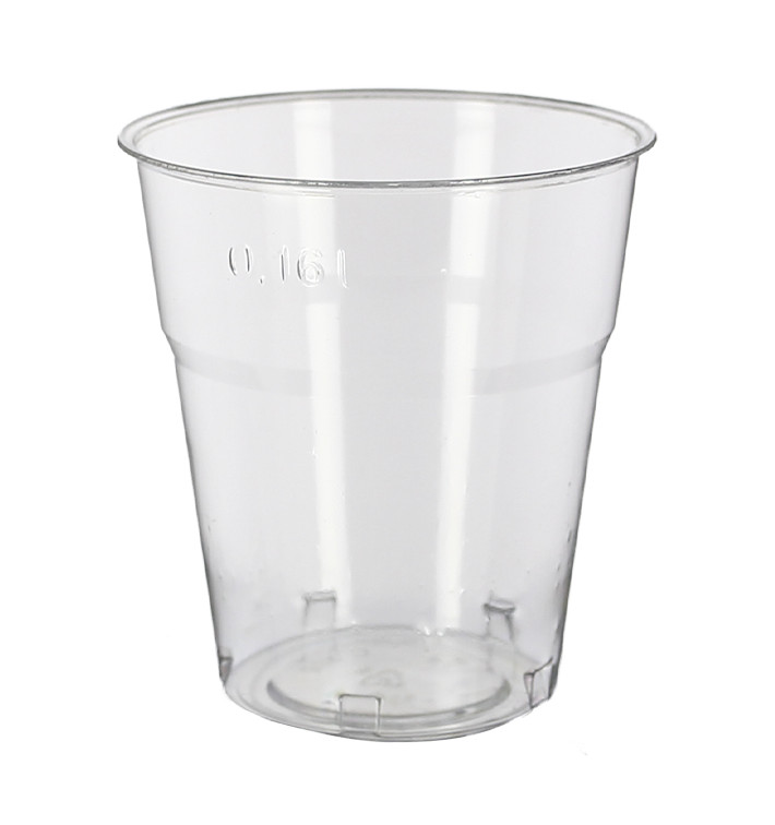 Reusable PS Cup "Diamant" Crystal 200ml Ø7,2cm (25 Units) 