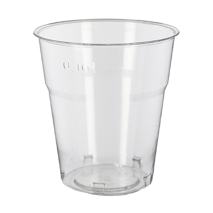 Reusable PS Cup "Diamant" Crystal 200ml Ø7,2cm (25 Units) 