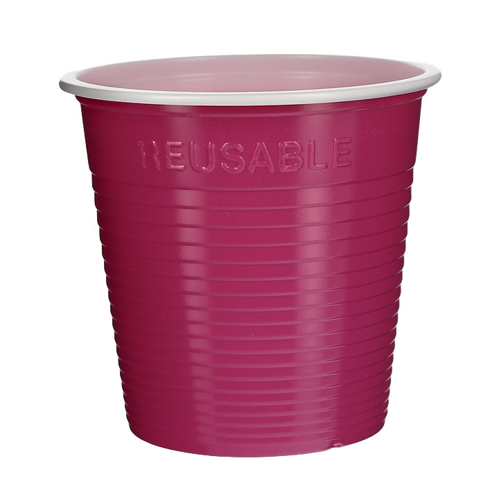 Reusable Shot PS Bicolour Fuchsia 160ml (450 Units)
