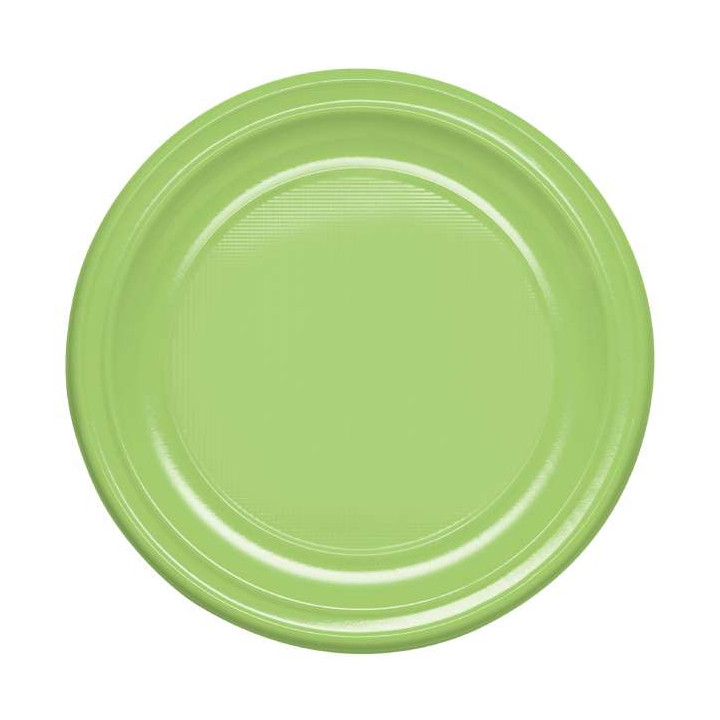Reusable Plate Deep Economic PS Yellow Green Ø20,5cm (25 Units) 