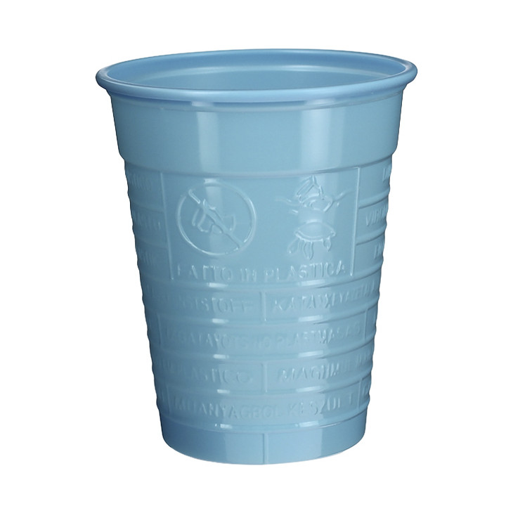 Plastic Cup PS Light Blue 200ml Ø7cm (1.500 Units)