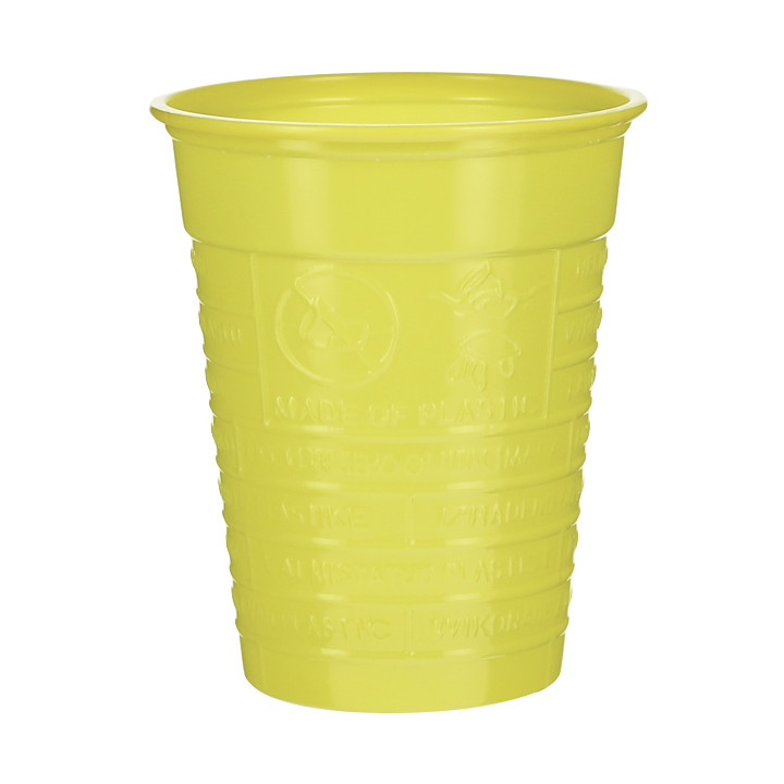 Plastic Cup PS Yellow 200ml Ø7cm (1.500 Units)