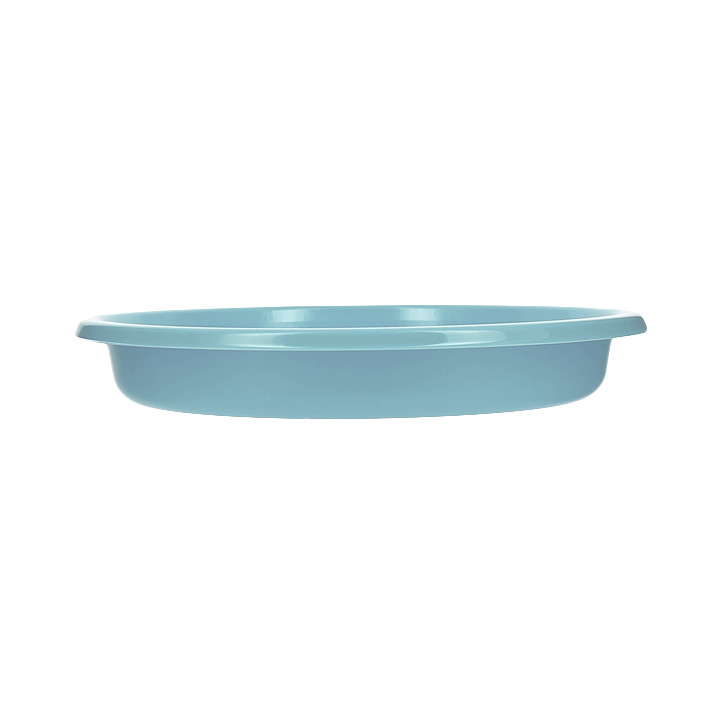 Reusable Plate Deep Economic PS Light Blue Ø20,5cm (25 Units) 