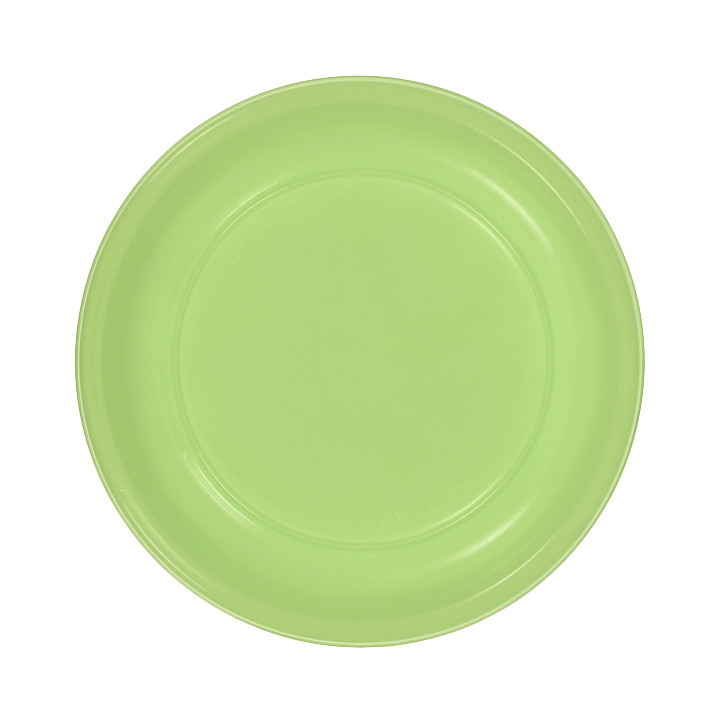 Reusable Plate Deep Economic PS Yellow Green Ø20,5cm (150 Units)