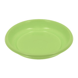 Reusable Plate Deep Economic PS Yellow Green Ø20,5cm (25 Units) 