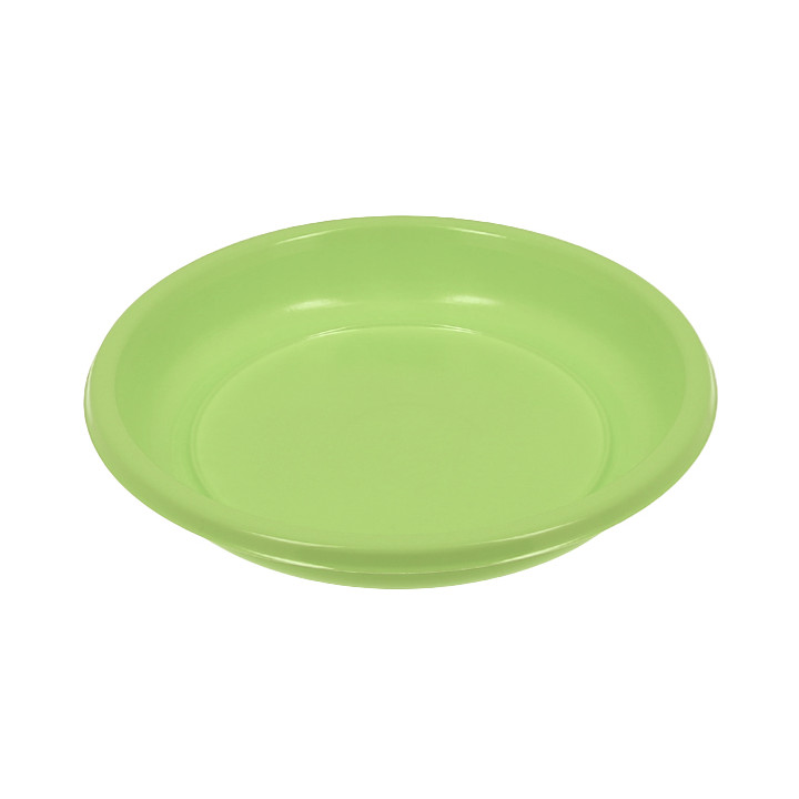 Reusable Plate Deep Economic PS Yellow Green Ø20,5cm (150 Units)