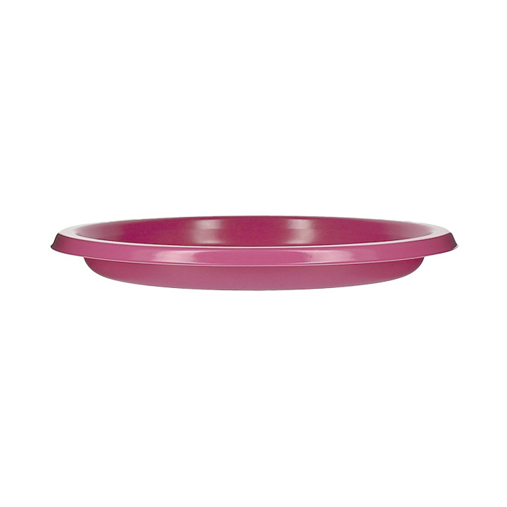 Reusable Plate Flat Economic PS Fuchsia Ø17cm (300 Units)