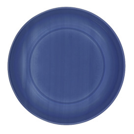 Reusable Plate Deep Economic PS Dark Blue Ø20,5cm (25 Units) 