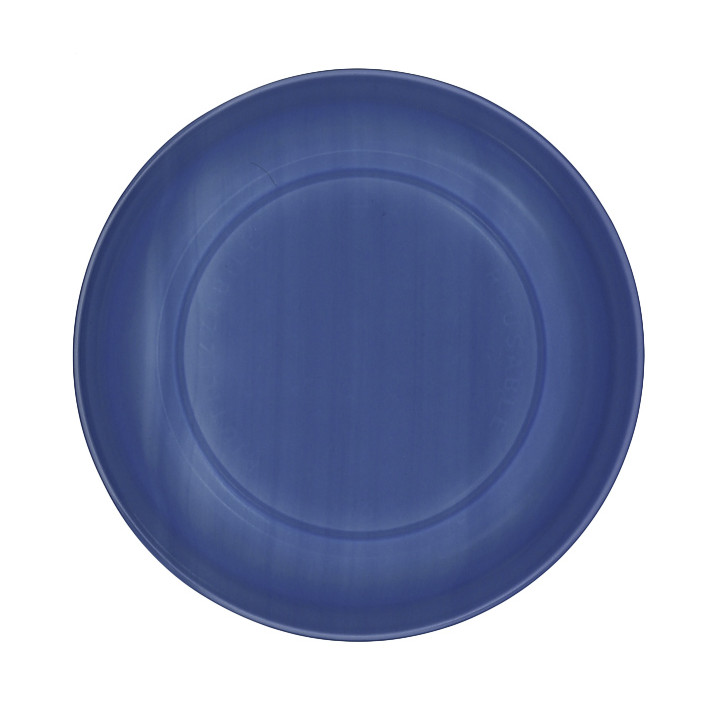 Reusable Plate Deep Economic PS Dark Blue Ø20,5cm (150 Units)