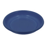 Reusable Plate Deep Economic PS Dark Blue Ø20,5cm (25 Units) 