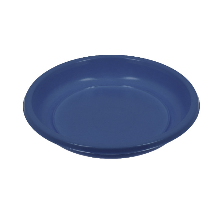 Reusable Plate Deep Economic PS Dark Blue Ø20,5cm (25 Units) 
