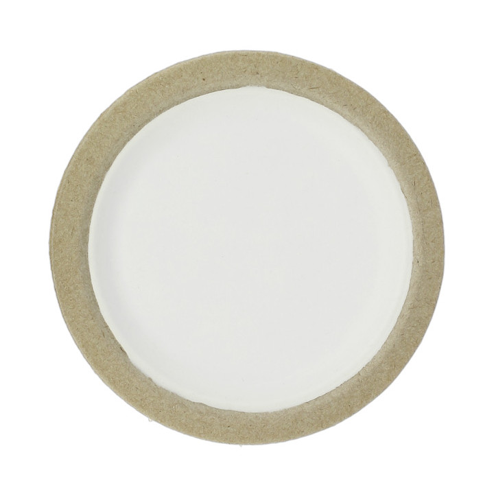 Biodegradable Bagasse Plate White Ø17,5cm (10 Units)