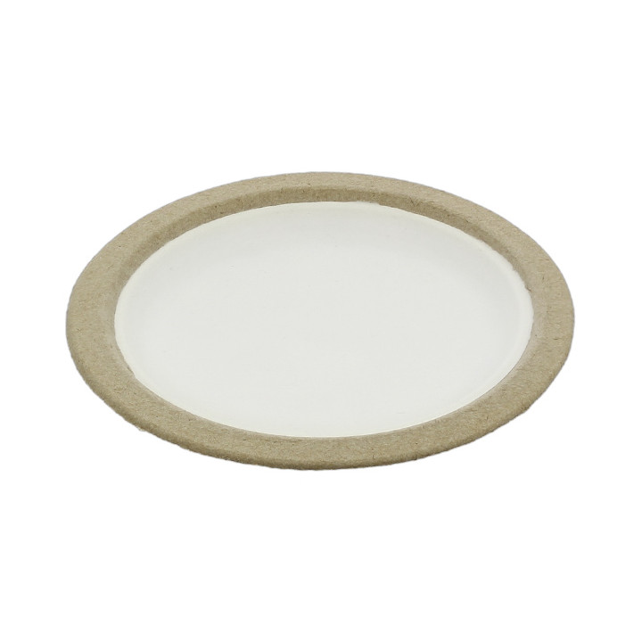 Biodegradable Bagasse Plate White Ø17,5cm (10 Units)