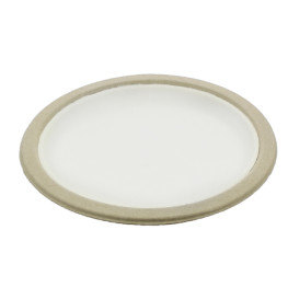 Biodegradable Bagasse Plate White Ø22,5cm (120 Units)
