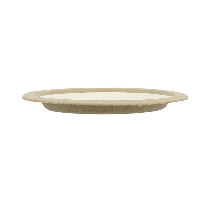 Biodegradable Bagasse Plate White Ø22,5cm (10 Units)