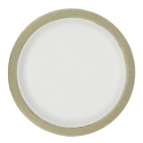 Biodegradable Bagasse Plate White Ø22,5cm (10 Units)