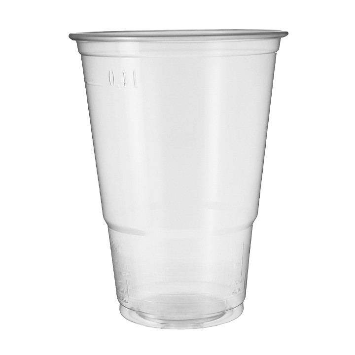 Plastic Cup PP Clear 520ml Ø8,3cm (50 Units) 