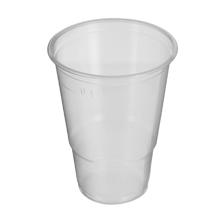 Plastic Cup PP Clear 520ml Ø8,3cm (50 Units) 