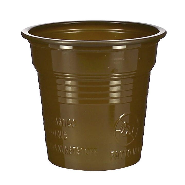 Plastic Shot PS Brown 80ml Ø5,7cm (50 Units) 
