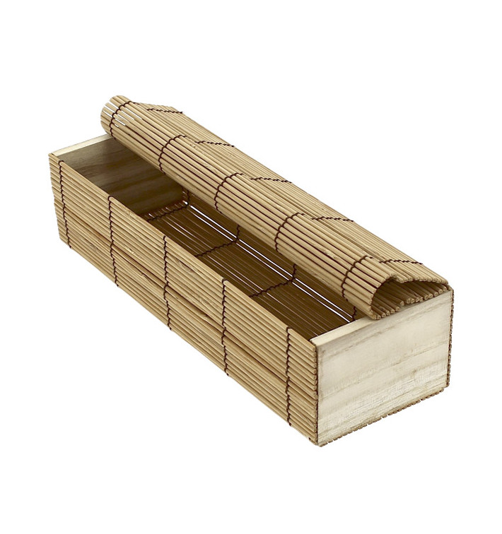 Bamboo Sushi Container 23x8x6cm (1 Unit)
