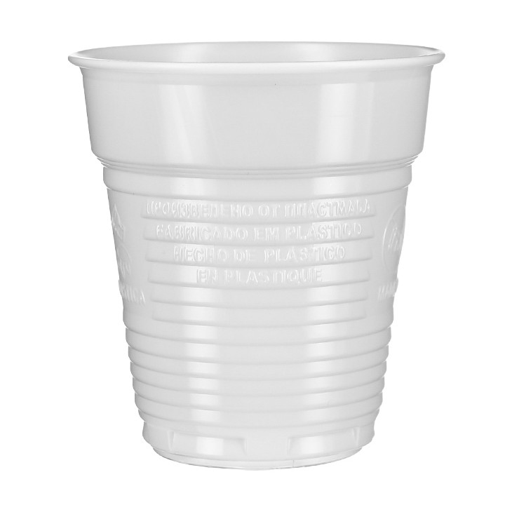 Plastic Cup PS White 166ml Ø7,0cm (3.000 Units)