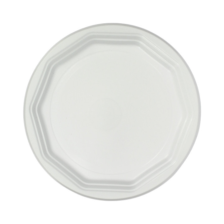 Reusable Plate PP "Deka" Flat White 220mm (297 Units)
