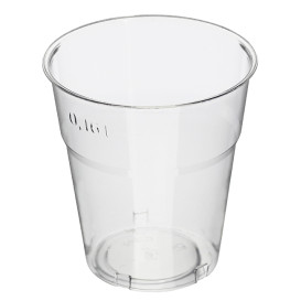 Reusable Economy PS Cup "Diamant" Crystal 200ml Ø7,2cm (25 Units) 