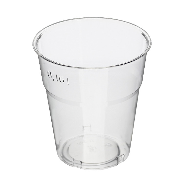 Reusable Economy PS Cup "Diamant" Crystal 200ml Ø7,2cm (25 Units) 