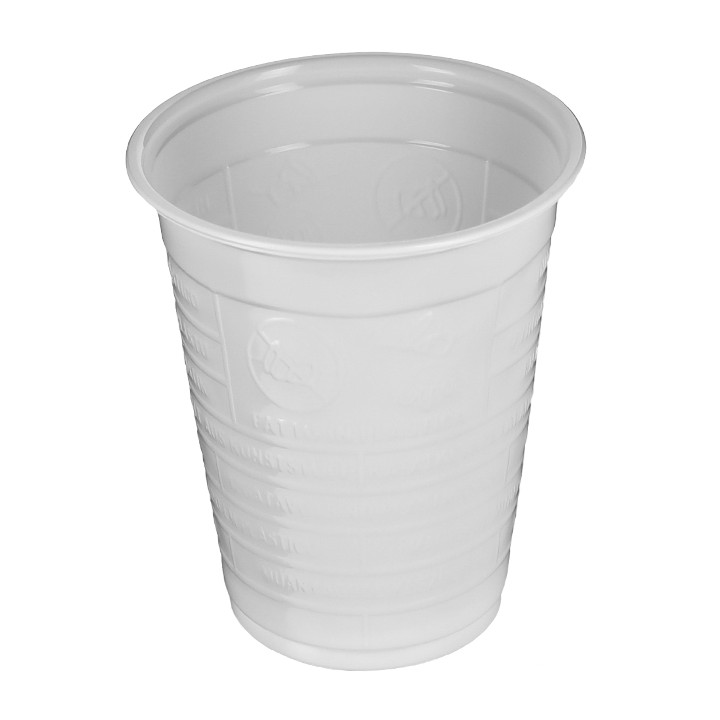 Plastic Cup PS White 200ml Ø7,0cm (3.000 Units)