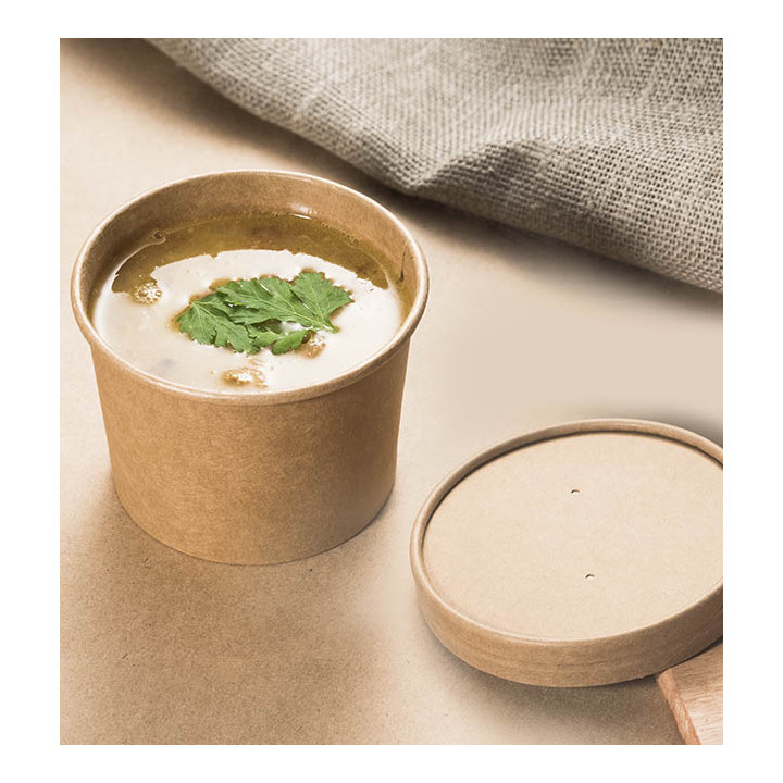 Kraft Carton Pot 8Oz/250ml Ø9cm (500 Units)