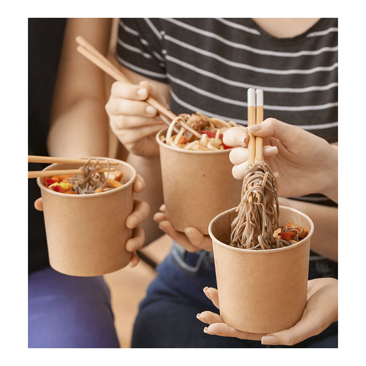 Kraft Carton Pot 16Oz/450ml Ø10cm (25 Units)
