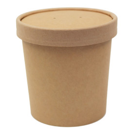 Kraft Carton Pot 16Oz/450ml Ø10cm (25 Units)