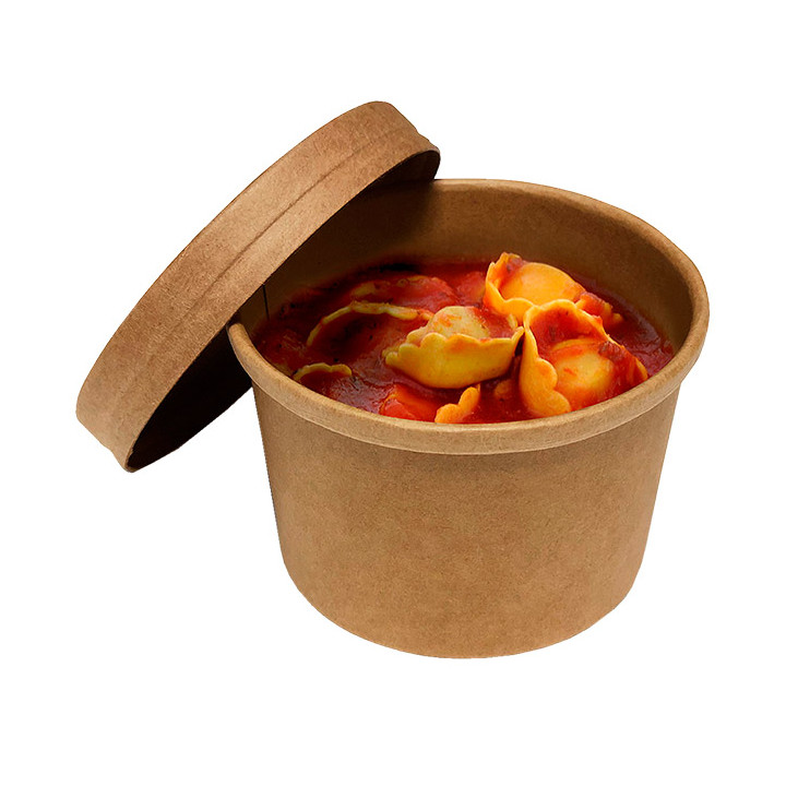 Kraft Carton Pot 8Oz/250ml Ø9cm (500 Units)