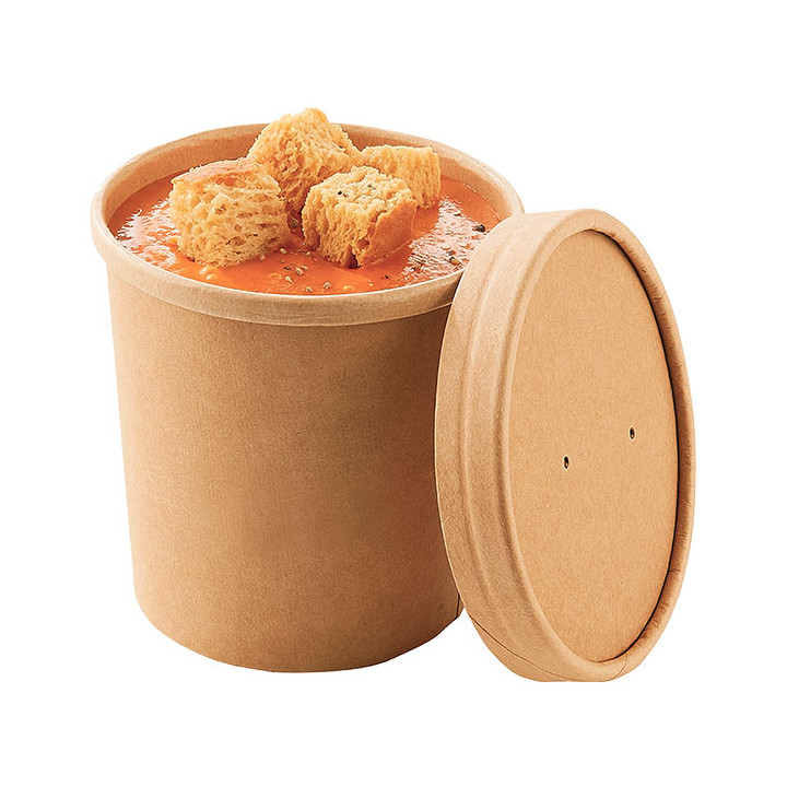 Kraft Carton Pot 12Oz/350ml Ø9cm (500 Units)