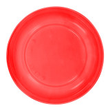 Reusable Plate Flat Economic PS Red Ø17cm (25 Units) 